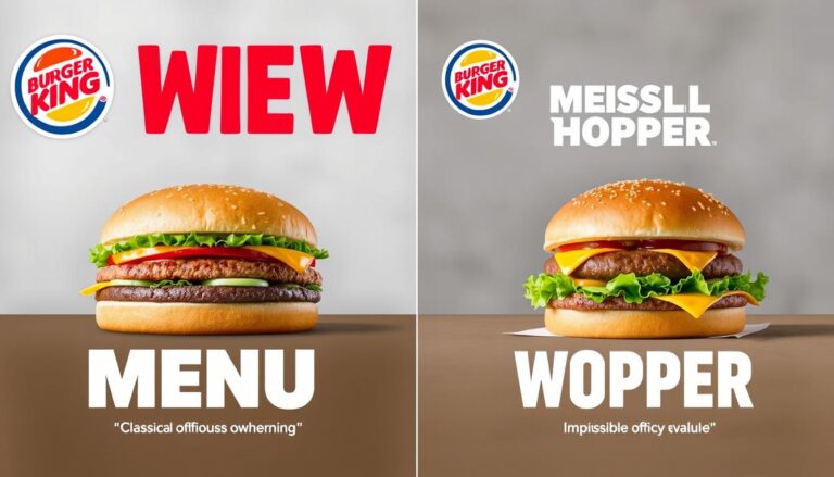 New Whopper Burger King Menu