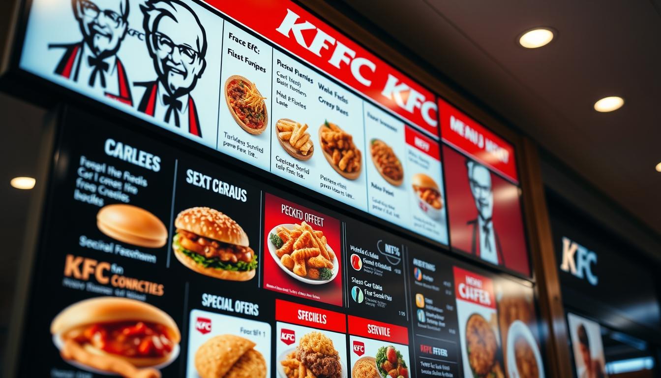 kfc offer menu