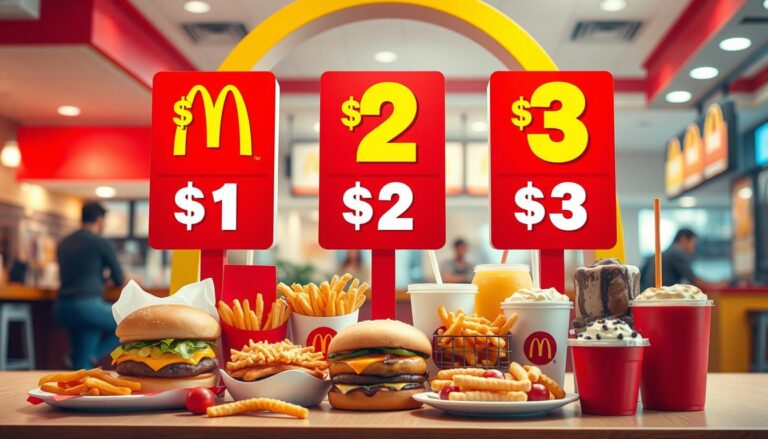 mcdonald's $1 $2 $3 menu with prices