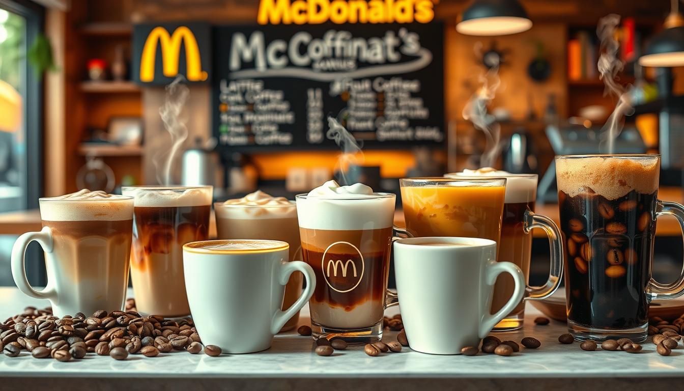 mcdonald's coffee menu