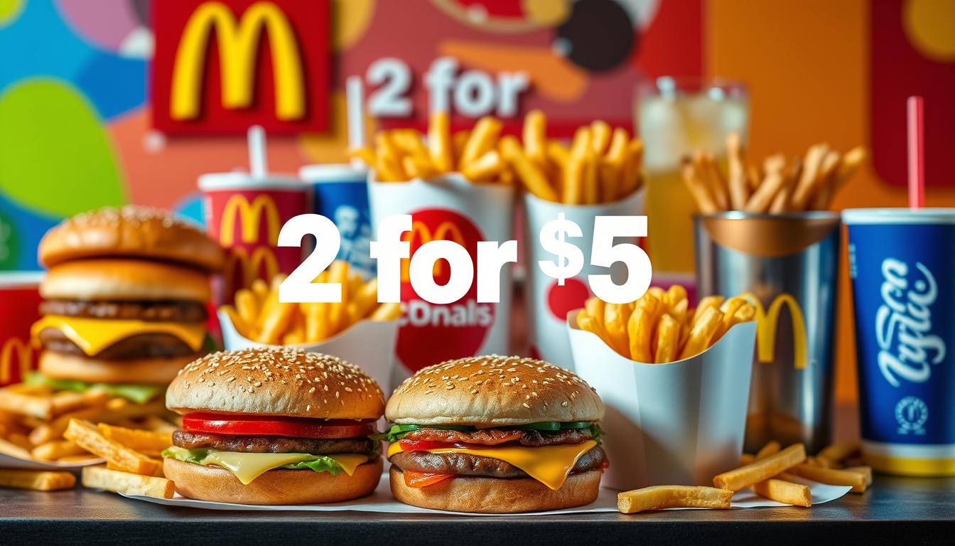 mcdonald's menu specials 2 for $5
