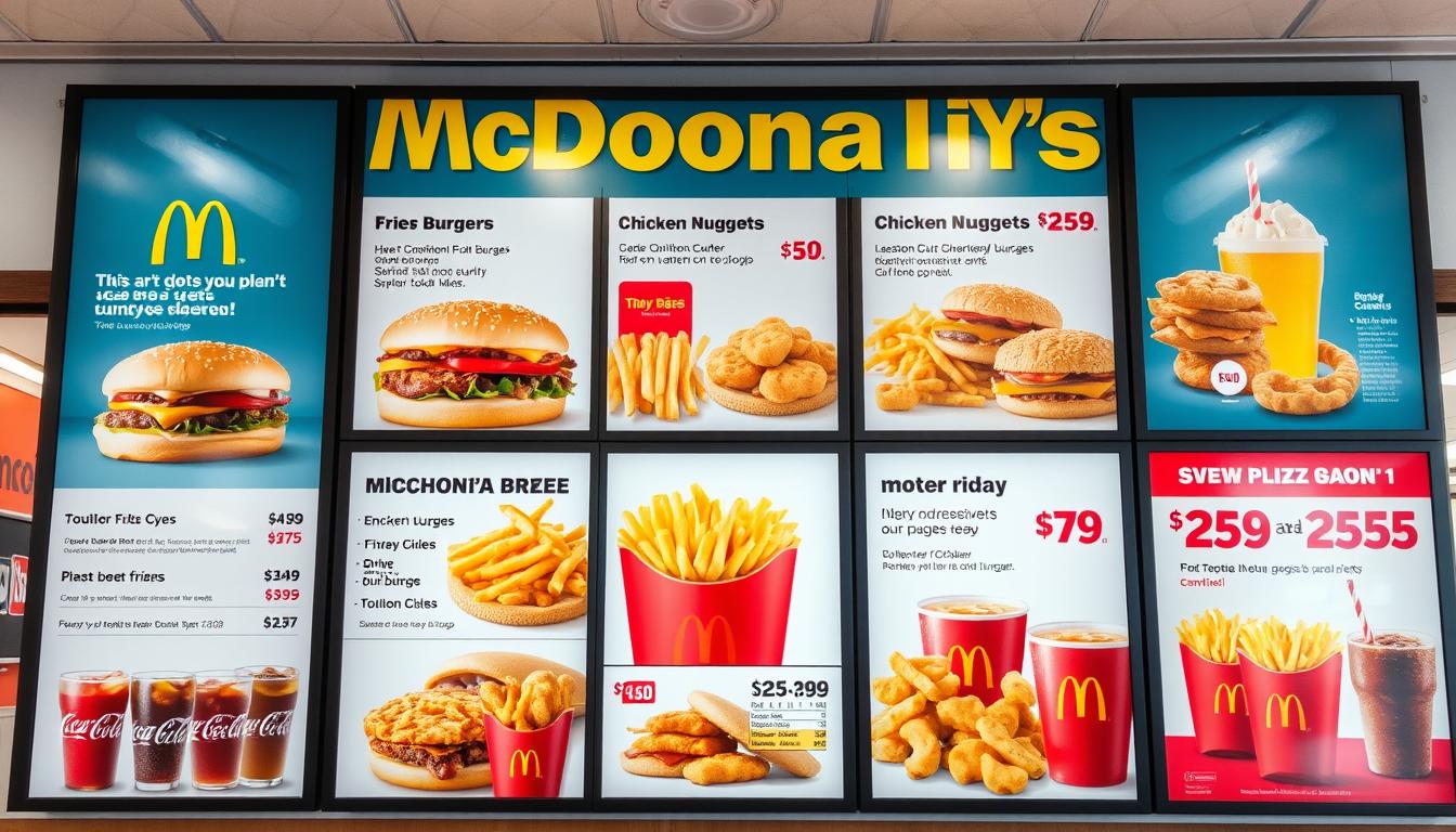 mcdonald's menu